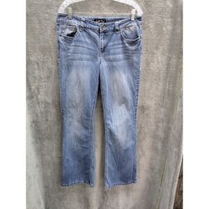 LEI Jeans Juniors 11 Sophia Hipster Flare Casual